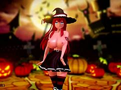 i'm soo exciited for halloween mmd r18 by shidoyasha