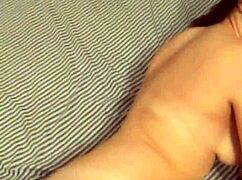 teen amateur masturbates in private image