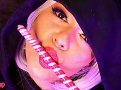 Intense blowjob sucking