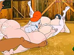 big tits bounce on monster cock