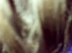 Blonde babe with huge tits gives amazing Russian handjob.