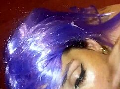 marmayd in the hotel room getting full throat and loving every moment of it.