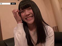 Asian Amateur Blows Big Tits