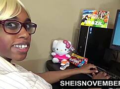 big ol booty dropping down on fat dick hard