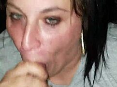 a european italian woman gives an interracial blowjob in a steamy encounter