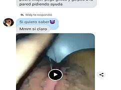 Convenciendo a la profesora Maly Mendoza de masturbarse