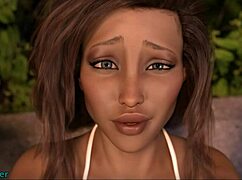 Amateur teen enjoys big butt anal