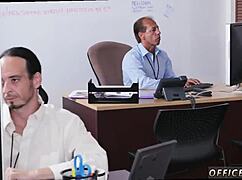 Watch gay office sex in porn video class!