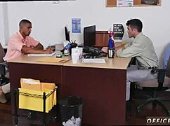 Watch gay office sex in porn video class!