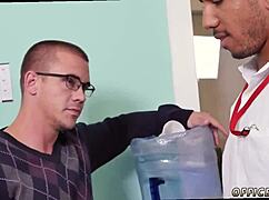 Watch gay office sex in porn video class!