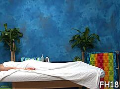 eros massage turns hardcore with blowjob