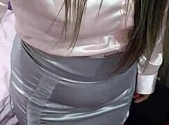 Why wear that satin silver skirt at Skirtshouse?