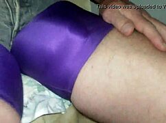 i tease with my big spandex bulge, feeling the stretch