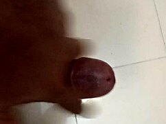 Exploring personal pleasure in a private moment.