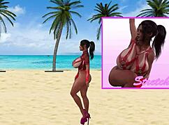 Let's join lacey in her workout session featuring big tits and toy exercises