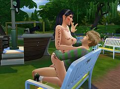 I'm a public slut playin' outdoor games, gettin' all exposed and wild