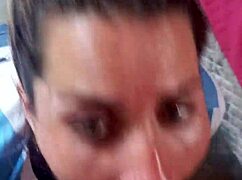 i'm eating cum from my blonde girlfriend