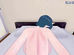 Demon lord and Zenia explore intense sex in hentai