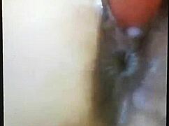Masturbating with dildo for intense orgasm 😘