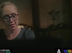 Mixedx - Busty Beauty Christina Shine Pleases Herself by Playing with Her Tits and Pussy