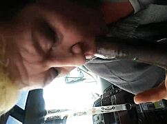 Swallow Black Nut With Intense Cumshot Action