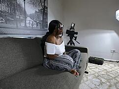 chloe leone gets anal assfucking in ebony casting interview