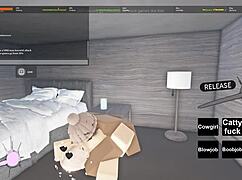 blonde gets blowjob in missionary position 😉