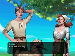 In Wal 7, Boris's cock hardens as Myrtle shows her big boobs in lingerie.