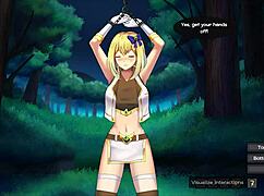 アリナ魔女をオナニーでトラブルに巻き込むプレイ