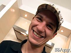 Watch this gay way-out porn, he says excitedly