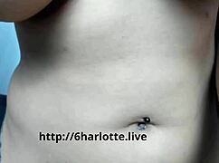 Big ass blonde show her wet camel toe