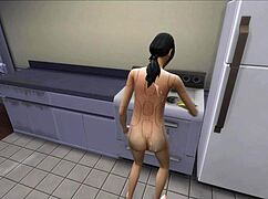 ANDROID FUCKS HARD WITH ANAL MACHINE!