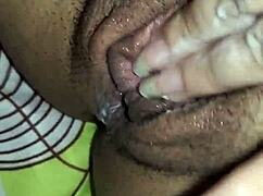 Look at my creamy pussy orgasm!