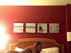 Teen gets fucked in hotel room