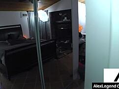 penny pax on her knees for a facial