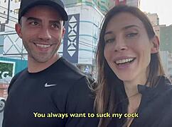 The story of a latina receiving a beautiful and hot creampie from her lover