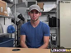 rim job at the job interview will this gay jock get the job done properly