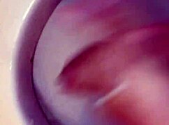 Woman Pisses In Underwear And Pours Blue Soap On Cock