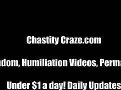 your cock locked in bondage forever, bitch