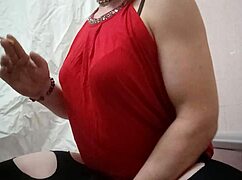 travesti teases with dildo, want to watch