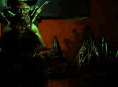 let's indulge in some suggestive fetish sex with a monster in bdsm play.