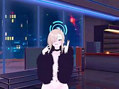 asuna and karin get wild in mmd hentai scene