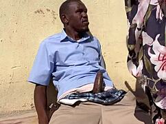 Women on top receives creampie in gay encounter