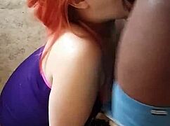 Hot wife takes another huge BBC deep in her throat