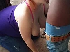 Hot wife takes another huge BBC deep in her throat