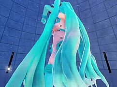 Blue k nights ［ray-mmd 3d vr180］cat fate cosplay adult miku［girls］
