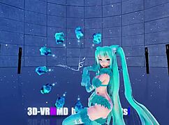Blue k nights ［ray-mmd 3d vr180］cat fate cosplay adult miku［girls］