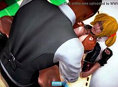 A fun hentai animation with cartoon characters