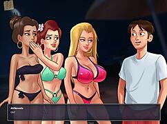 Summertime Saga 243 With Monster Cock Fucking Small Tits