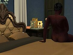 Demi enjoys some ebony masturbation in cartoon hentai.